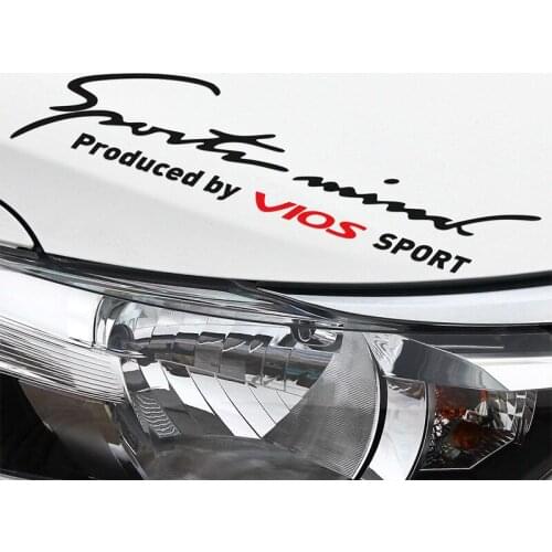 2 Pieces Customization VIOS Sport Car Covers Car Stickers Decal Car Styling For toyota vios accessories