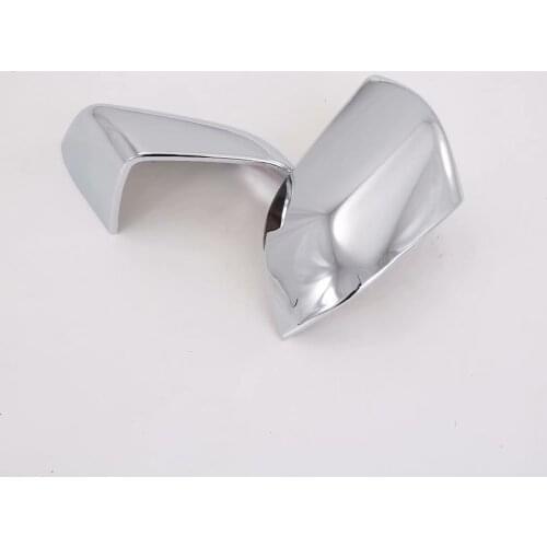 For Tesla Tnc Model 3 2017 2018 2019 2PCS ABS Chrome plateddoor Rearview door mirror covers Carbon fiber style Car accessories