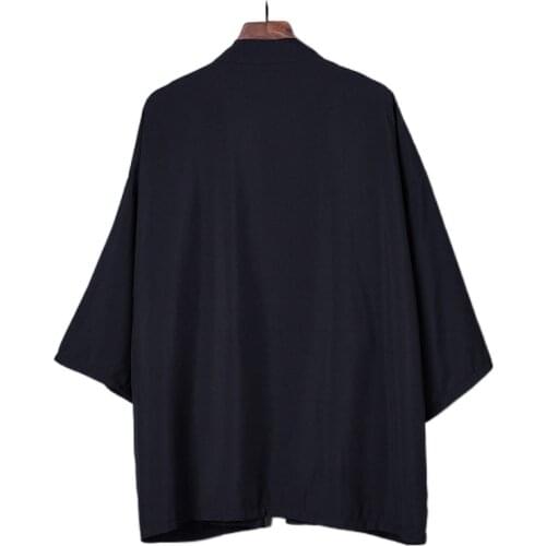 2021 Japanese Style Waves Man Samurai Kimono Streetwear Men Women Cardigan Japan Harajuku Yukata Anime Robe Anime Clothes V2095