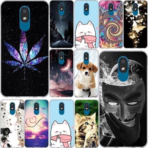 5.45" For LG K30 2019 Case Silicone Cartoon Transparent TPU Soft Back Cover For LG K 30 X2 2019 LMX320QMG Fashion Cute Patterned