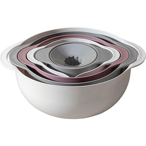 5pcs Storage Basin Drainer Basket Kitchen With Water Filter And Juice Vegetable Fruit Rack Storage Washing Filter Shelf kuchnia