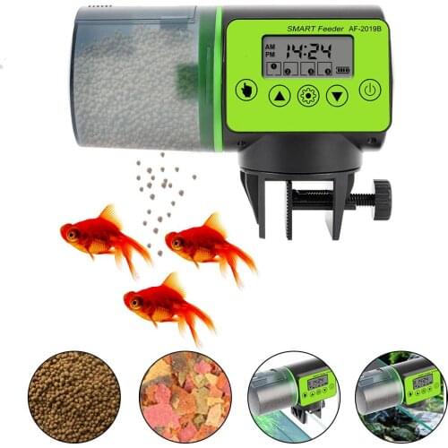 Fish Tank Automatic Feeder Intelligent Timing Automatic Feeder Aquarium Goldfish Feeder Large Capacity Fish Feeder Pet Supplies