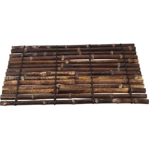 Bamboo Kitchen Storage Tray Kungfu Tea Coasters Cup Mat Pad Rectangle Teapot Holder Saucer Fruit Dish