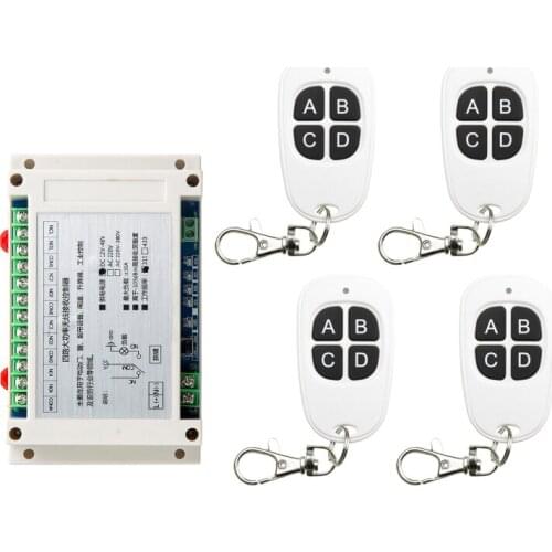 Wireless Remote Control Switch 315 433 MHz DC 12V 24V 36V 48V Module + 4CH 4 CH Button RF Relay For Light & Door & Pump