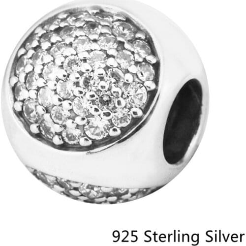 CKK Dazzling Droplet Charms 925 Sterling Silver Beads Original Jewelry Making Fits For Bracelets & Bangle