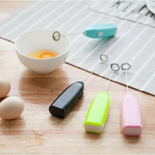 1*Electric Egg Beater Coffee Milk Drink Whisk Mixer Frother Foamer Mini Handle Mixer Stirring Миксер Ручной