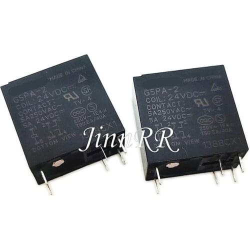 G5PA-2 Free Shipping 10pcs/lot Original G5PA-2 G5PA-2-24VDC G5PA-2-24V G5PA-2-24 24V 5A 12VDC