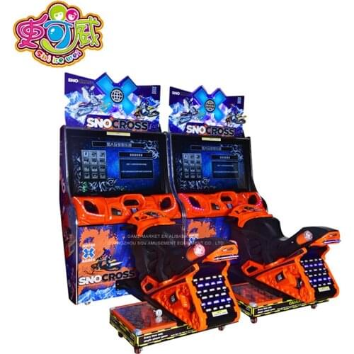 SQV wholesale racing video simulator coin operated super sports arcade game machine motorcycle