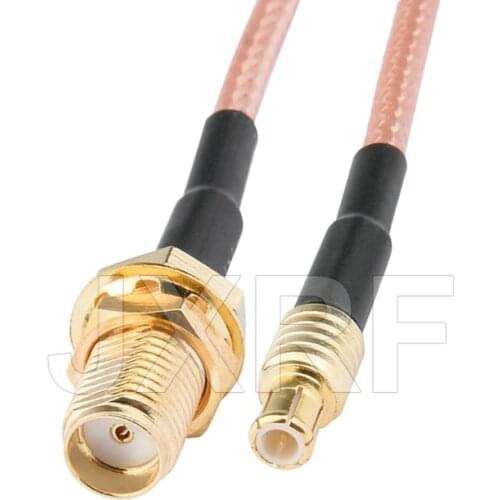 JX custom made RF Coaxial cable SMA to MCX connector SMA female to MCX male Plug RG316 Pigtail cable 5cm-5 fast ship