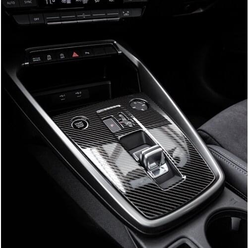 LHD! Car Accessories for Audi A3 8Y 2020 2021 2022 Stainless Steel Interior Gear Shift Panel Cover Trim