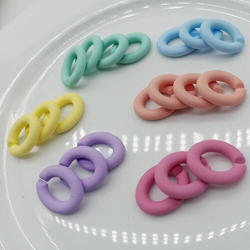 Macaron Acrylic Resin Chain Bag Strap For Handbag Handles Women Pouch Purse Chain strap Acrylic Plastic Chain Bag Accessories