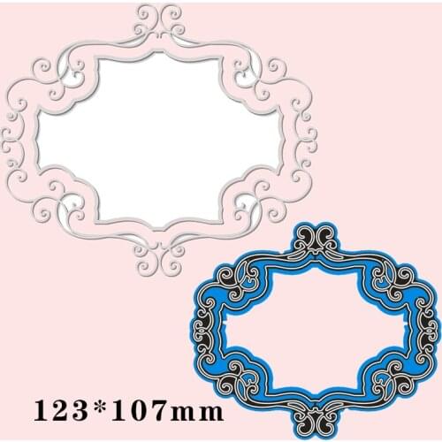 Metal Cutting Dies lace figure New Scrapbook paper decoration template Embossing DIY Paper Card Craft 123*107mm