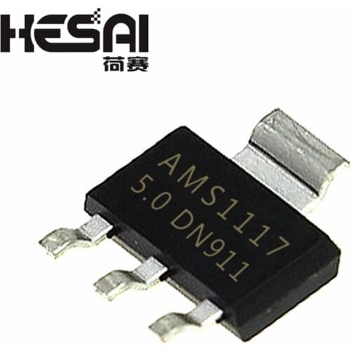 10Pcs Original AMS1117-5.0 AMS1117-5.0V , AMS1117 1117 5V 1A SOT223 Voltage Regulator