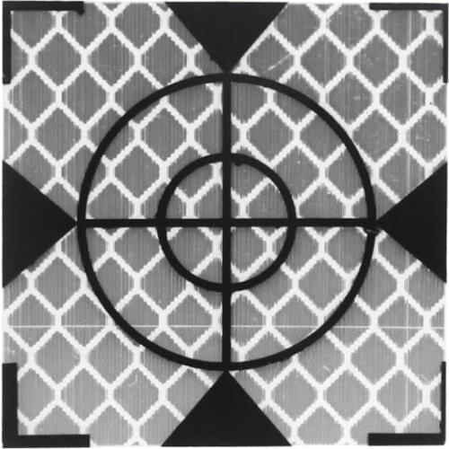 N80B Reflector Sheet 40x40mm Reflective Tape Total Station Widely Used Enginee