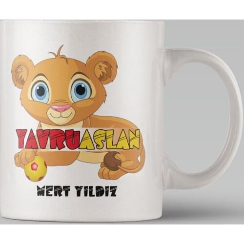 Personalized Kitten Lion Design White Mug Cup-4