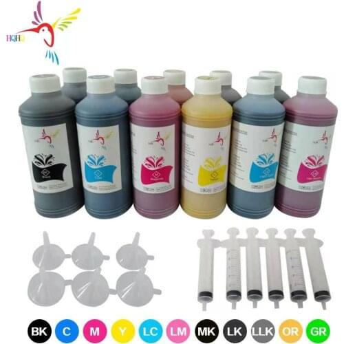HQHQ 11 Colors/Set 1000ml Pigment Ink For EPSON P6000/P7000/P8000/P9000 High Quality Water Based Compatible for Printing