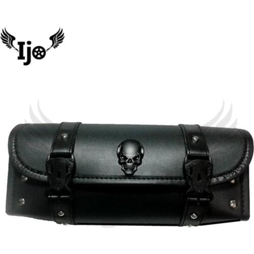 Sacoche moto saddle bag Skull for Vespa harley softail mochila moto maletas moto alforjas para moto tank bag motorcycle bag