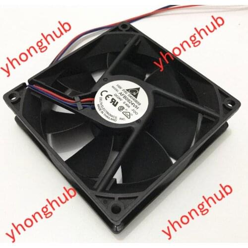 Delta Electronics AFB0924VH F00 DC 24V 0.40A 90x90x25mm Server Cooling Fan