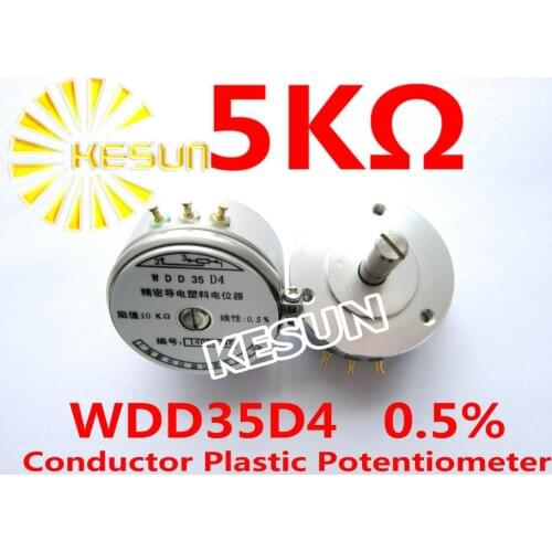 WDD35D4 WDD35D-4 0.5% 1K 2K 5K 10K OHM 2W Condutive Plastic Potentiometer x 5PCS