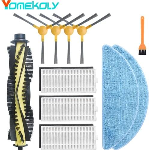 For Neatsvor X500 X600 Roomba Vacuum Cleaner Main Brush Side Brush HEPA Filter Mop Cloth Replacement Accessories Parts