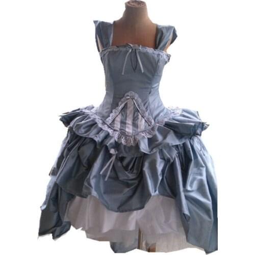 Victorian Corset Gothic/Civil War Southern Belle Ball Gown Dress Halloween dresses US 4-16 R-354