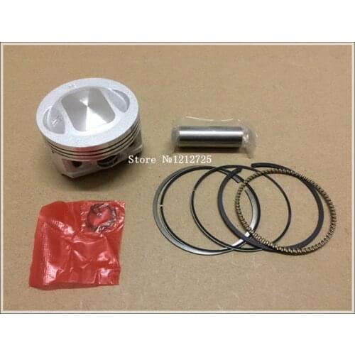 ZongShen motorcycle Piston ring assembly ZS150-48A/ZONE/CBB150 Piston ring piston size STD 62mm +0.5 62.5mm Piston pin 15mm