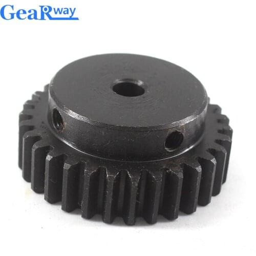 1.5Module 24T Gear Wheel Metal 45Steel Spur Gear Pinion 5/6/8/10/12mm Bore 1.5 Mould 24Teeth Gear Wheel Pulley Rc Pinion Gears