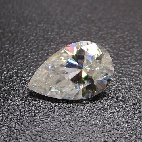 1.5x3mm~10x14mm Pear Shape Loose White IJ Color Sic Moissanites Material Gems by Excellent Cut For Jewelry