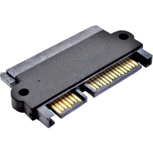 1 pcs SATA 22 Pin 7+15 Pin Male Plug To SATA 22P 7+15P Female Jack Convertor Adapter Components