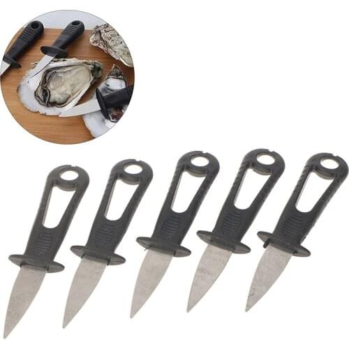 5Pcs/set Metal Seafood Scallop Pry Oyster Open Tool Hucker Shell Seafood Opener Seafood Tools
