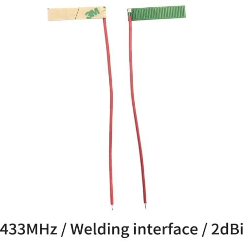 5pc/lot Wifi Antenna 433MHz 2dBi FPC Interface TX433-FPC-2906 Welding Interface Omnidirectional Antenna