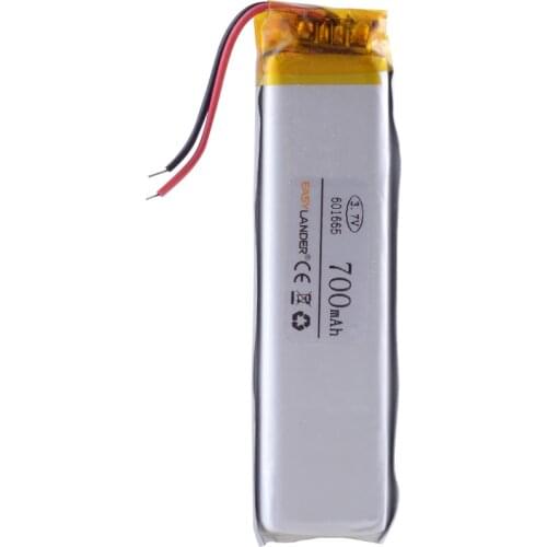 601665 3.7V 500mAh Rechargeable li Polymer Li-ion Battery For LED light Speaker Toys voice recorder pen 061665 601663 061663