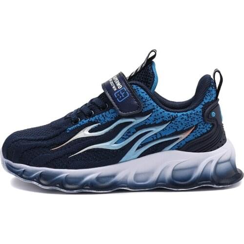 Kids Shoes Spring Children Running Shoes Outdoor Casual Sports Girls Basket Sneakers Comfort Air Mesh Boys Trainers Black