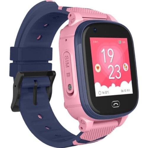 A60 Childrens Telephone Watch Video Call 4G All Internet WiFi + GPS Positioning Smartwatch for Kids Waterproof Fitness Bracelet