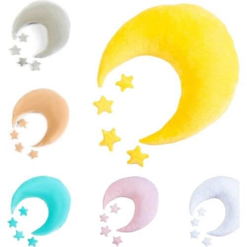 Baby Posing Beans Moon Pillow Stars Set Newborn Photography Infants Photo Props
