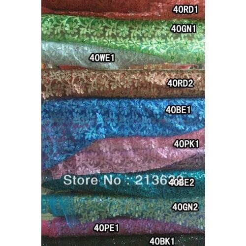 French swiss lace brocade fabric fabrics batik organza quality polyester Woven textile material thread embroidery african lace