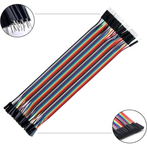ShenzhenMaker male to male + male to female+ female to female Dupont line 40p 10CM 20CM jumper wire Dupont cable