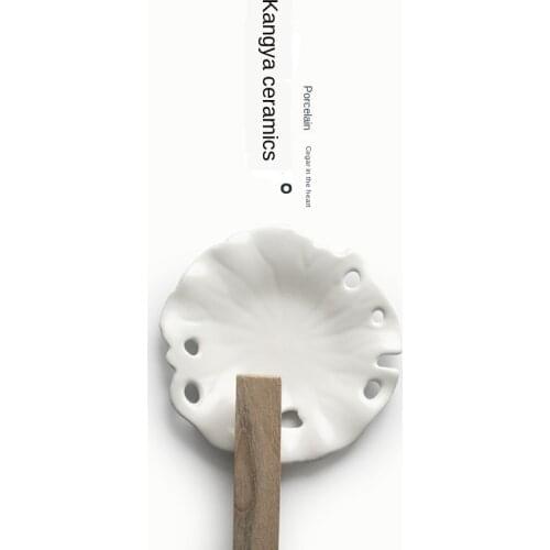 Ceramic Cup Mats Tea Cup Saucer Kung Fu Tea Ceremony Accessories Unglazed Glaze Non-Slip Insulation Porcelain Coaster tea set