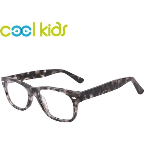 COOL KIDS Anti-blue Girl Glasses Frame Optical Prescription Child Eyeglasses Frame Glasses Boy and Girl Frames Acetate Tortoise