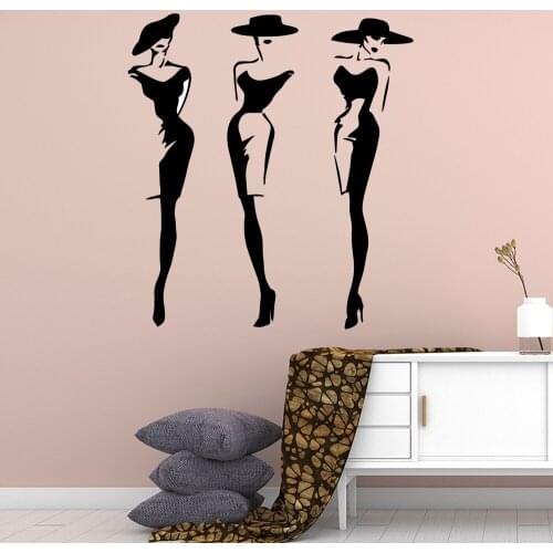 American-Style Fashion laddy Wall Art Decal Wall Stickers Pvc Material For Kids Rooms Home Decor Art Decal