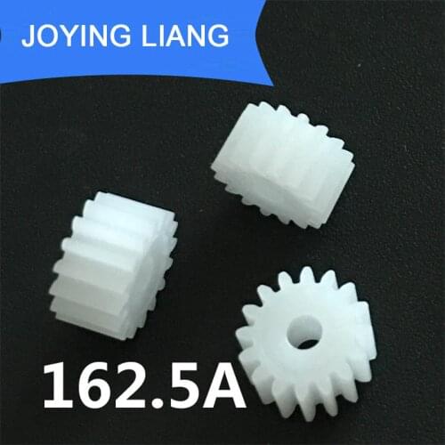 162.5A Modulus 0.5 16 Teeth 2.5mm Shaft Tight Pom Plastic Gear Toy Model Gear (10pcs/lot)