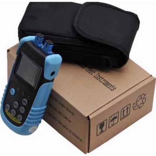 Free shipping PON Fiber Optical Power Meter TLD607P With color LCD Used in FTTH digital system of communication devices