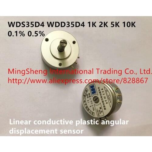 Original new 100% WDS35D4 WDD35D4 1K 2K 5K 10K 0.1% 0.5% linear conductive plastic angular displacement sensor (SWITCH)