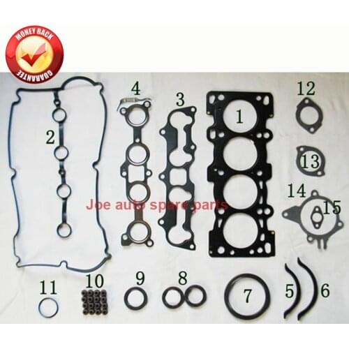 Z5 Z5DE Engine Full gasket SET kit for MAZDA 323 ETUDE FAMILIA V 1.5L 16V 94- 8EB5-10-271 8ABE-02-310 0372-4903 430143P 707.110
