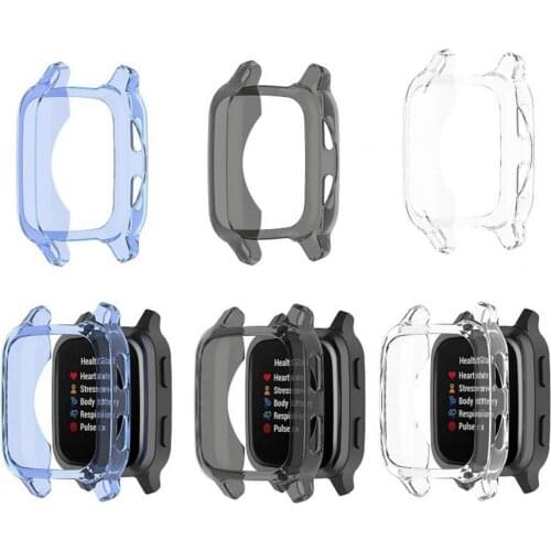 Half-Pack Hollow Case TPU Watch Protective Cover Case Durable Smart Watch Protective Shell For Garmin Venu SQ Accessories