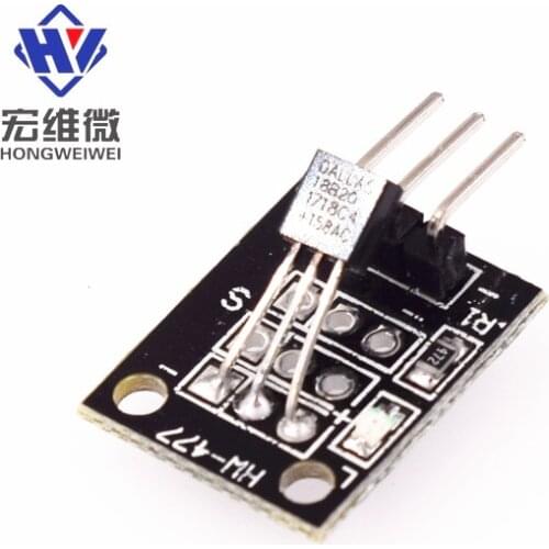 KY-001 DS18B20 Temperature Sensor Module Diy Starter Kit Accessories Electronic Building Blocks Measurement Module DC 3V ~ 5V