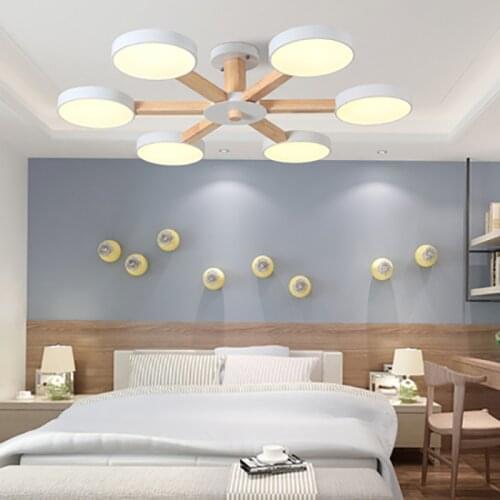 Nordic Ceiling Light LED Living Room Chandelier Household Small Apartment Chandelier for The Kitchen Bedroom Ceiling Chandelier