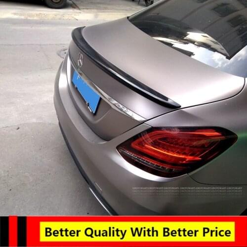 EPFBSQP For Mercedes Benz W205 Spoiler 2014-2020 C180/C200/C230 C-class Spoiler High Quality Car Rear Wing Color Rear Spoiler