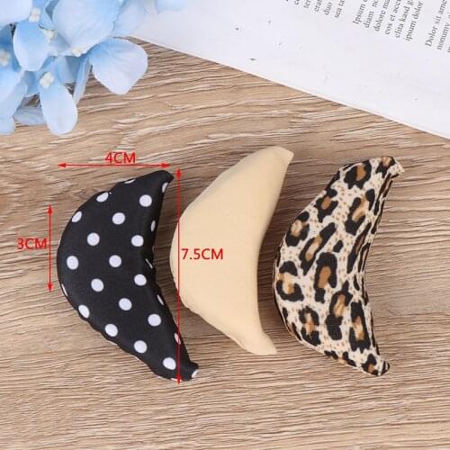 1Pair Sponge Forefoot Insert Toe Plug Half Forefoot Cushion Anti-pain Toe Front Filler Shoes Adjustment Toe Shoes Accessories
