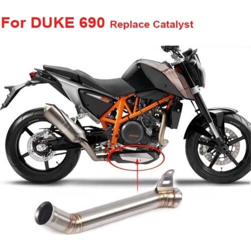 Motorcycle for DUKE 690 Exhaust Escape Middle Connect Tube Slip on Original Exhaust System for KTM 690 DUKE 690